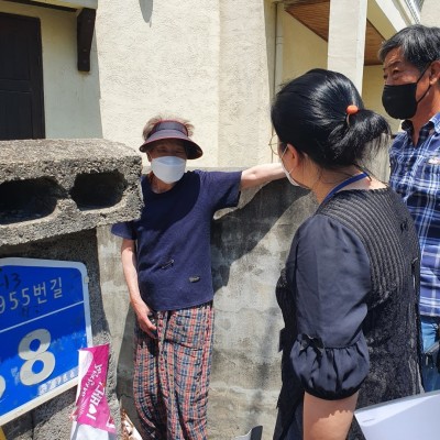 주거환경개선사업 슬레이트 지붕 보수 이미지