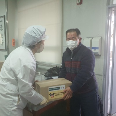 대전하나시티즌 후원 설명절 식품키트 전달 이미지