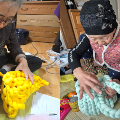 2025 노인맞춤돌봄 특화서비스 은둔형 대상자 문화여가활동(뜨개활동) 이미지